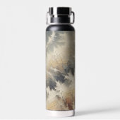 Rustiek Crackle Abstract Waterfles (Achterkant)