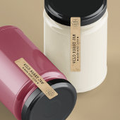 Rustiek Custom Logo Food Jar Lid Seal Label