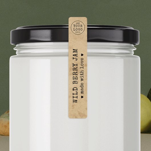 Rustiek Custom Logo Food Jar Lid Seal Label