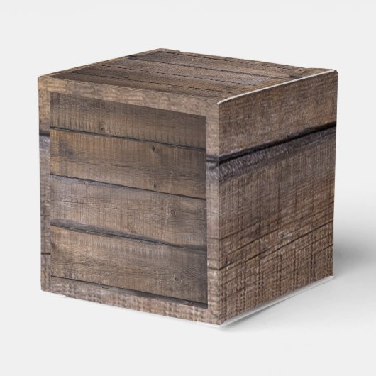 Rustiek de nacht voor repetitie diner bruiloft bedankdoosjes (Achterkant)