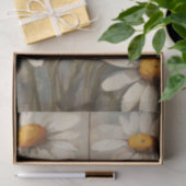 Rustiek decoupage tissuepapier met madeliefjes (Geschenk)