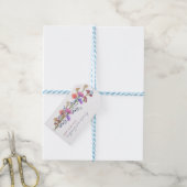Rustiek Delicaat Acryl Bloemen Boeket Bruiloft Cadeaulabel (Met Touw)