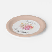 Rustiek Desert Succulents Vrijgezellenfeest Papieren Bordje (Gekanteld)