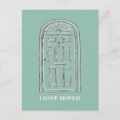 Rustiek Deurbewegende Aankondiging Briefkaart (Voorkant)