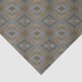 Rustiek Diamond Patroon Verweerde Woodgrain Tissuepapier (Detail)