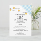 Rustiek doe ik BBQ repetitie diner Kaart (Staand voorkant)