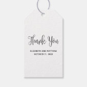 Rustiek eenvoudig cadeau label. Kraft bruiloft dan Cadeaulabel (Voorkant)