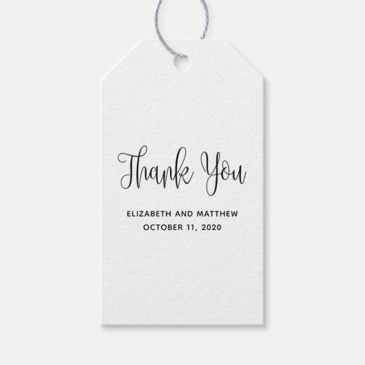 Rustiek eenvoudig cadeau label. Kraft bruiloft dan Cadeaulabel (Voorkant)