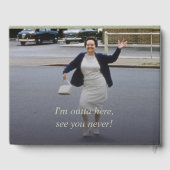 Rustiek Elegant Bloemen Waterverf Pensioen Party Gastenboek (Achterkant)