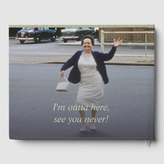 Rustiek Elegant Bloemen Waterverf Pensioen Party Gastenboek (Achterkant)