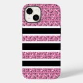 Rustiek Elegant Bloemenpatroon Case-Mate iPhone Case (Achterkant)