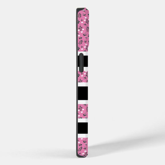 Rustiek Elegant Bloemenpatroon Case-Mate iPhone Case (Achterkant / Rechts)