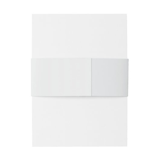 Rustiek Elegant Grijs Huwelijk Uitnodigingen Wikkel (Achterkant Voorbeeld)