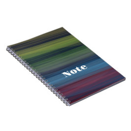 Rustiek Elegant Kleurrijk Blauwgroen Notitieboek