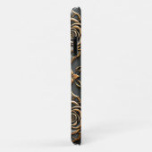 Rustiek Elegant Metallic Roos Case-Mate iPhone Case (Achterkant/rechts)
