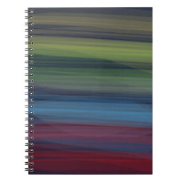 Rustiek Elegant Multicolor Blauwgroen Notitieboek