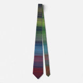 Rustiek Elegant Multicolor Blauwgroen Stropdas (Voorkant)