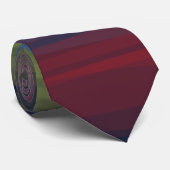 Rustiek Elegant Multicolor Blauwgroen Stropdas (Opgerold)