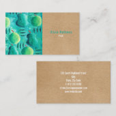 Rustiek Elegant Professioneel Visitekaartje (Voorkant / Achterkant)