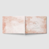 Rustiek Elegant Roze bruiloft Gastenboek (Volledig)