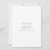 Rustiek Elegant Script Romantische Trouwfoto Save The Date (Achterkant)