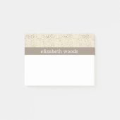 Rustiek Elegant Stippen Patroon Post-it® Notes (Voorkant)