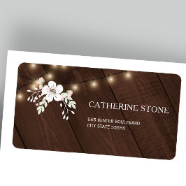 Rustiek Elegant Winter Bruiloft | Schuurhout Etiket