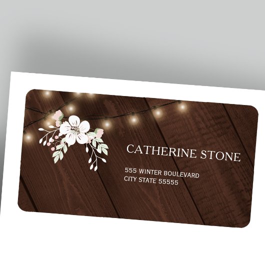 Rustiek Elegant Winter Bruiloft | Schuurhout Etiket