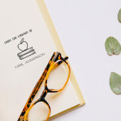 Rustiek Elegante Appel Uit De Bibliotheek Van Rubberstempel