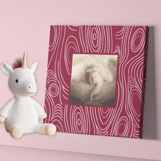 Rustiek Elke kleur Modern Wood Grain Art Canvas Afdruk