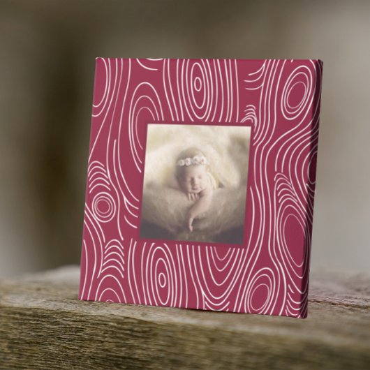 Rustiek Elke kleur Modern Wood Grain Art Canvas Afdruk