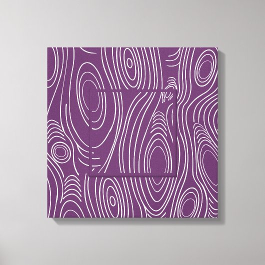 Rustiek Elke kleur Wood Grain Modern Art Canvas Afdruk (Voorkant)