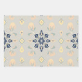 Rustiek Engels Folk Plaid Gift Wrap Inpakpapier Vel (Voorkant 3)