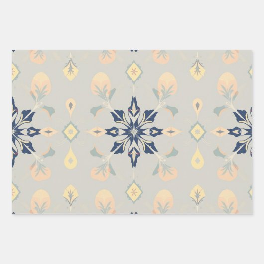 Rustiek Engels Folk Plaid Gift Wrap Inpakpapier Vel (Voorkant 3)