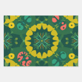 Rustiek Engels Folk Plaid Gift Wrap Inpakpapier Vel (Voorkant 2)