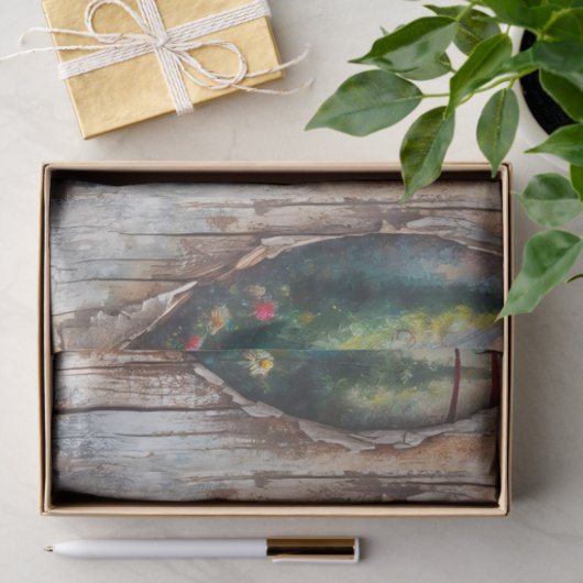 Rustiek Ephemera Meisje Spelen Viool Decoupage Tissuepapier (Geschenk)