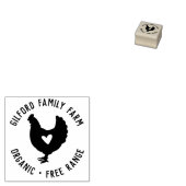 Rustiek Familie Boerderij Kippenei Rubber Stamp Rubberstempel (Gestempeld)