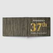 Rustiek, Faux Gold 37e verjaardagsfeestje; aangepa Gastenboek (Volledig)