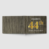 Rustiek, Faux Gold 44e verjaardagsfeestje; aangepa Gastenboek (Volledig)