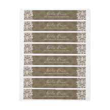 Rustiek Faux Wood & Wit  Kant