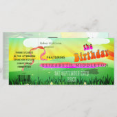 Rustiek Festival Moderne Verjaardag (Voorkant / Achterkant)