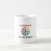 Rustiek  fietsen koffiemok (Center)