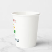 Rustiek  fietsen papieren bekers (Links)