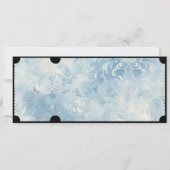 Rustiek  Film Ticket met RSVP QR Code Kaart (Achterkant)