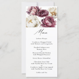 Rustiek Floral Abundance Vrijgezellenfeest Menu