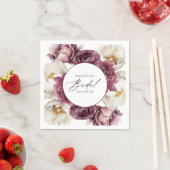 Rustiek Floral Abundance Vrijgezellenfeest Servet (Insitu)