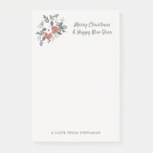 Rustiek Folk Art Kerstboeket Post-it® Notes (Voorkant)