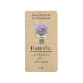 Rustiek Frans Lavendel Beauty Product Label (Voorkant)