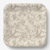 Rustiek Frans Toile Floral Paper Bord (Voorkant)