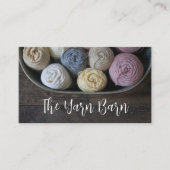 Rustiek garen Breien & Haak Visitekaartje (Voorkant)